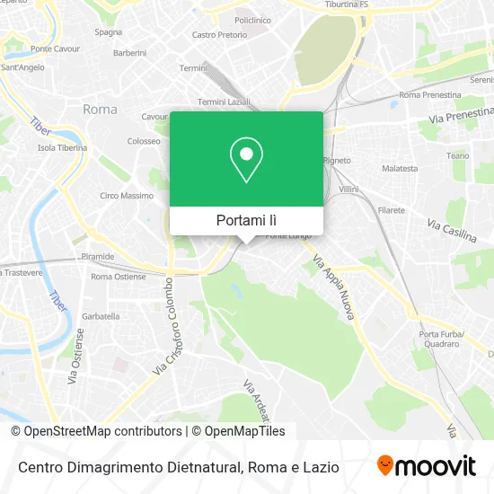 Mappa Centro Dimagrimento Dietnatural