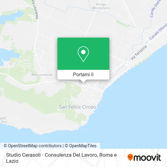 Mappa Studio Cerasoli - Consulenza Del Lavoro