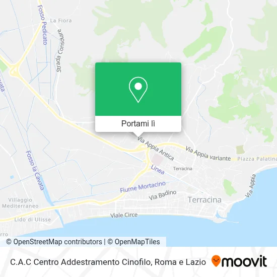 Mappa C.A.C    Centro Addestramento Cinofilo