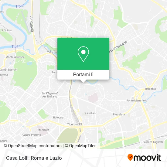 Mappa Casa Lolli