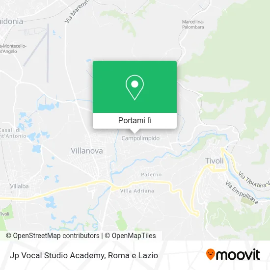 Mappa Jp Vocal Studio Academy