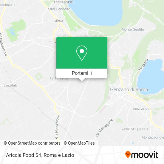 Mappa Ariccia Food Srl