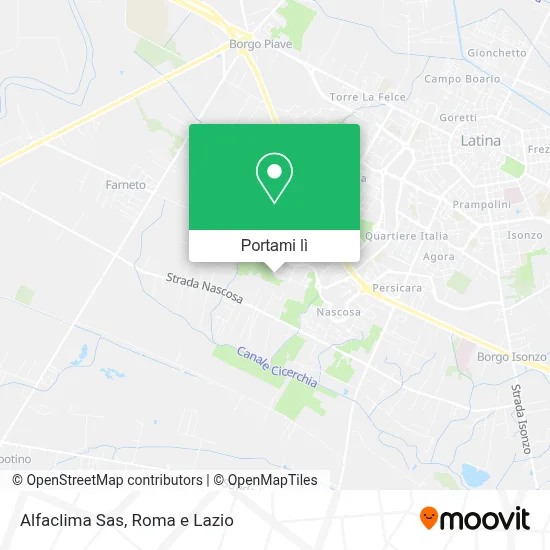 Mappa Alfaclima Sas