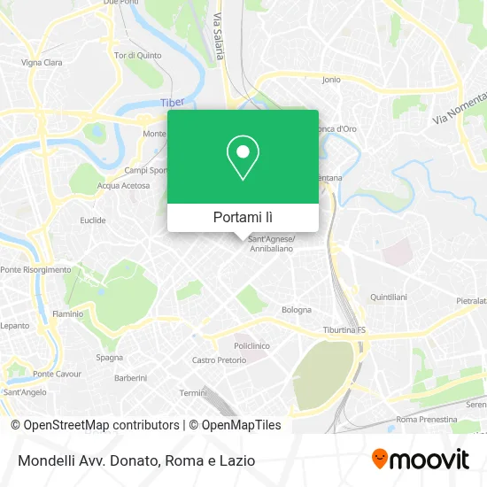 Mappa Mondelli Avv. Donato