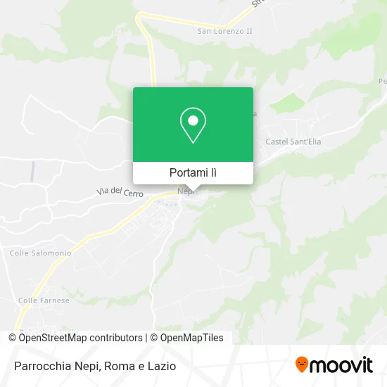 Mappa Parrocchia Nepi