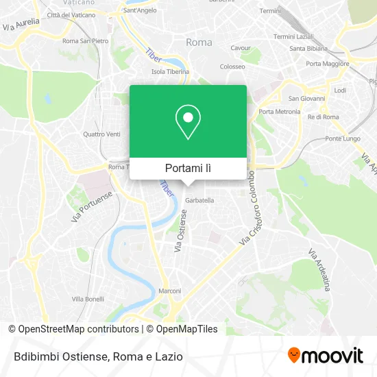 Mappa Bdibimbi Ostiense