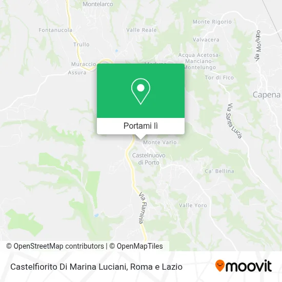 Mappa Castelfiorito Di Marina Luciani