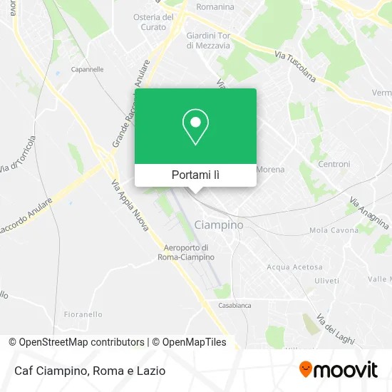 Mappa Caf Ciampino