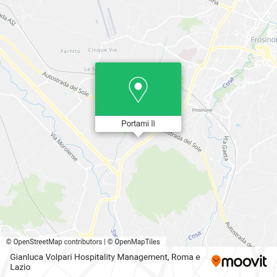 Mappa Gianluca Volpari Hospitality Management