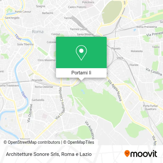 Mappa Architetture Sonore Srls