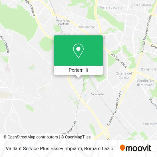 Mappa Vaillant Service Plus Essev Impianti