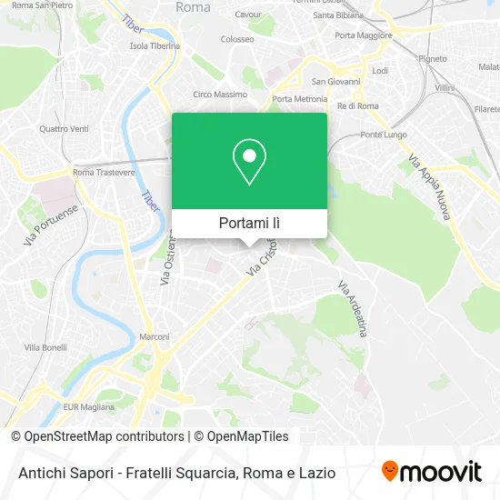 Mappa Antichi Sapori - Fratelli Squarcia