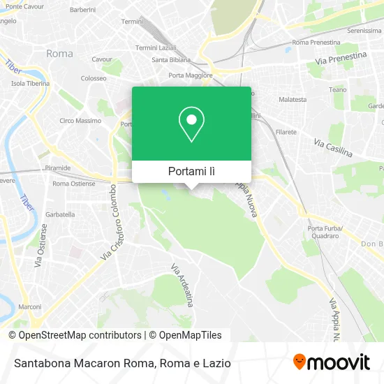 Mappa Santabona Macaron Roma