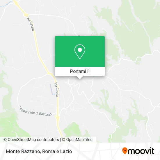 Mappa Monte Razzano