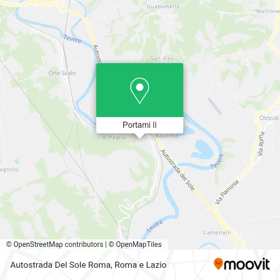 Mappa Autostrada Del Sole Roma