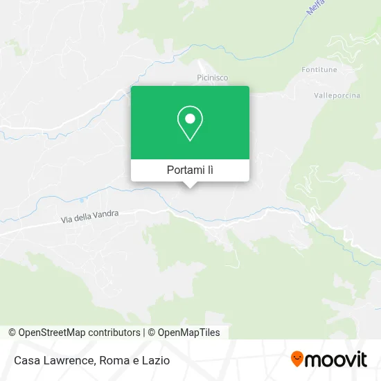 Mappa Casa Lawrence