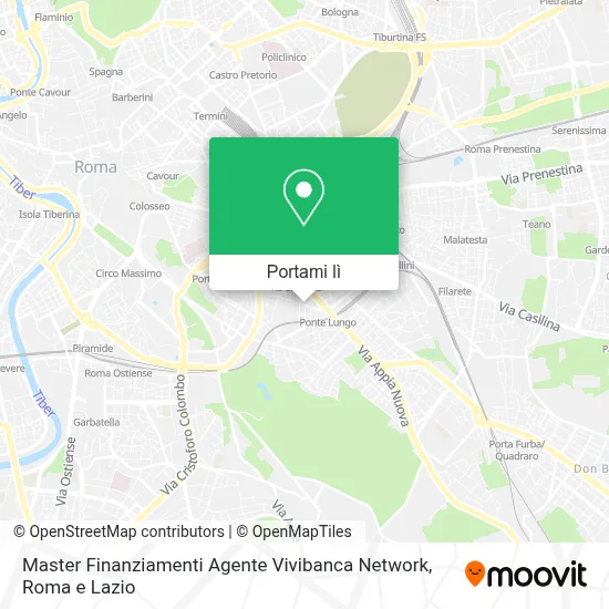 Mappa Master Finanziamenti Agente Vivibanca Network