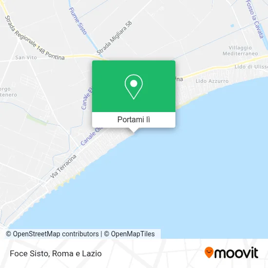 Mappa Foce Sisto