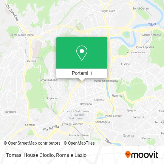 Mappa Tomas' House Clodio