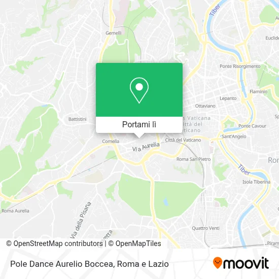 Mappa Pole Dance Aurelio Boccea