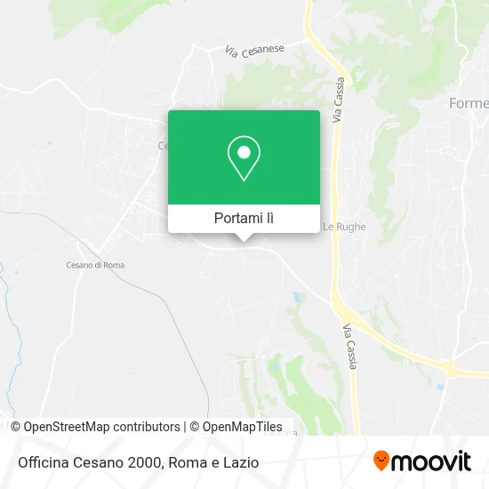 Mappa Officina Cesano 2000