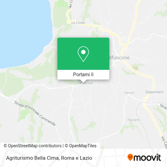 Mappa Agriturismo Bella Cima