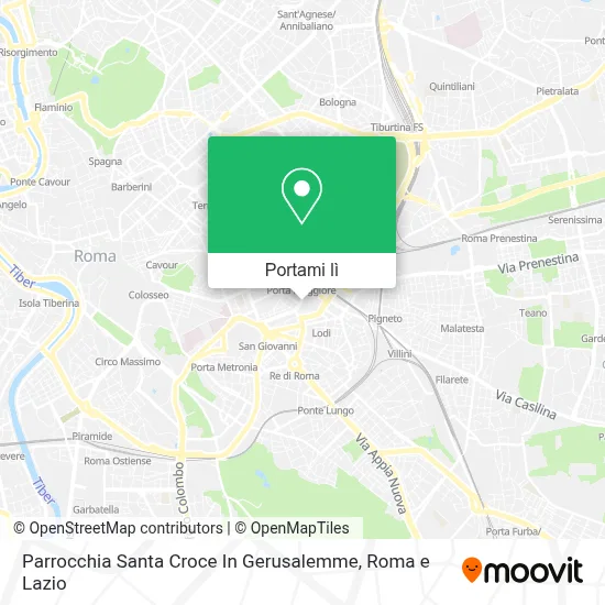 Mappa Parrocchia Santa Croce In Gerusalemme