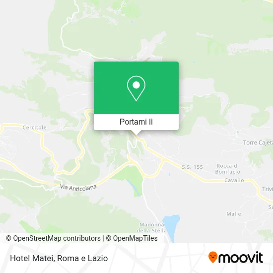 Mappa Hotel Matei
