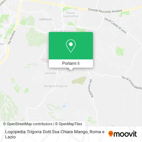 Mappa Logopedia Trigoria Dott.Ssa Chiara Mango
