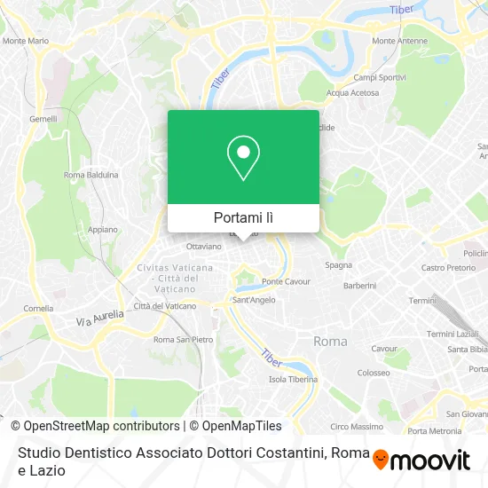 Mappa Studio Dentistico Associato Dottori Costantini