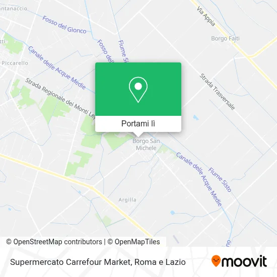 Mappa Supermercato Carrefour Market