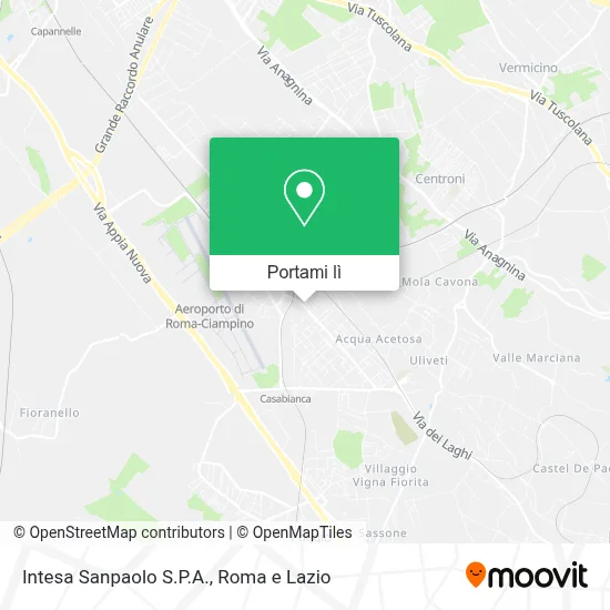 Mappa Intesa Sanpaolo S.P.A.