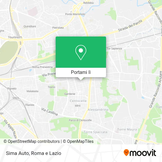 Mappa Sima Auto