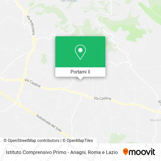 Mappa Istituto Comprensivo Primo - Anagni
