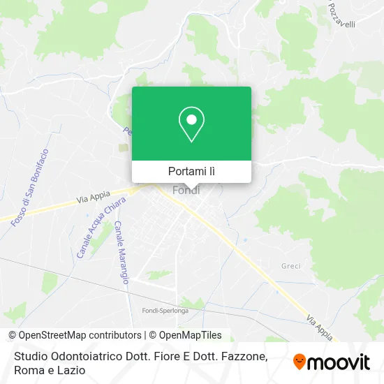 Mappa Studio Odontoiatrico Dott. Fiore E Dott. Fazzone