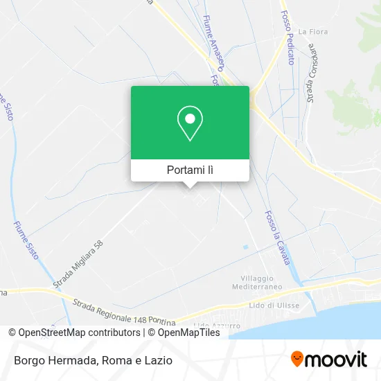 Mappa Borgo Hermada