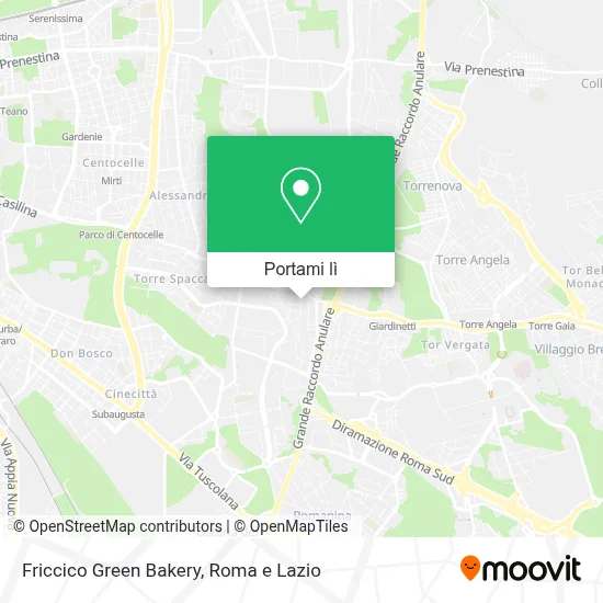 Mappa Friccico Green Bakery