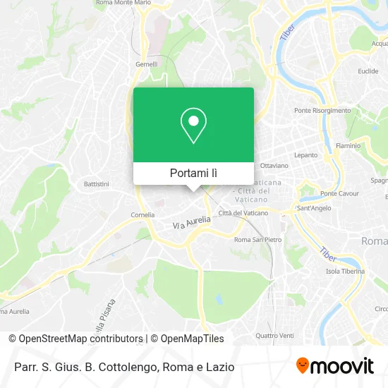 Mappa Parr. S. Gius. B. Cottolengo