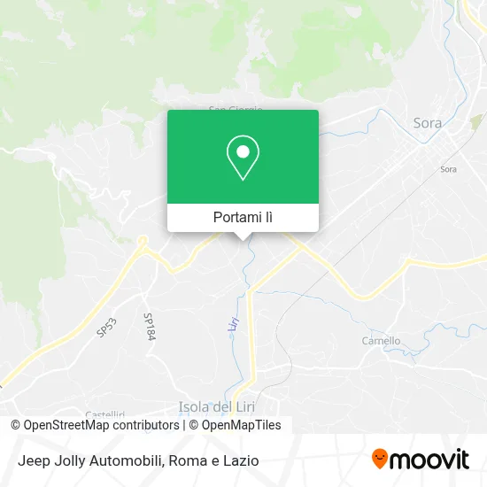 Mappa Jeep Jolly Automobili