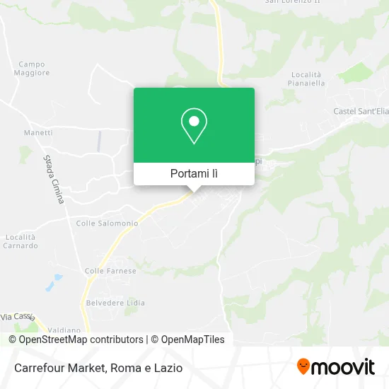 Mappa Carrefour Market