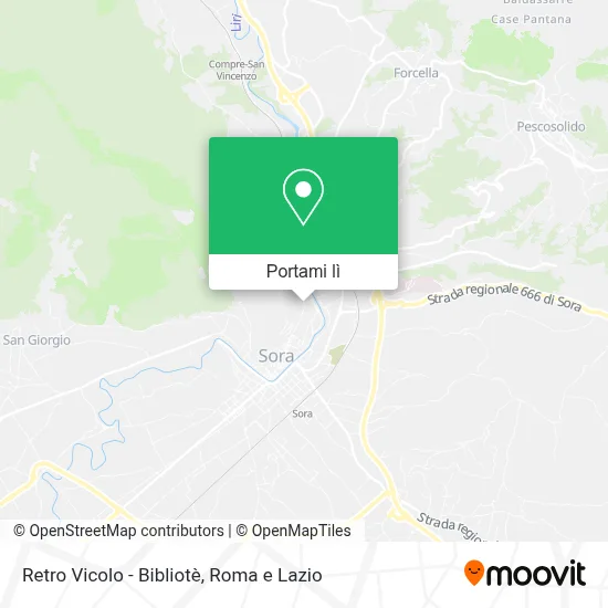 Mappa Retro Vicolo - Bibliotè