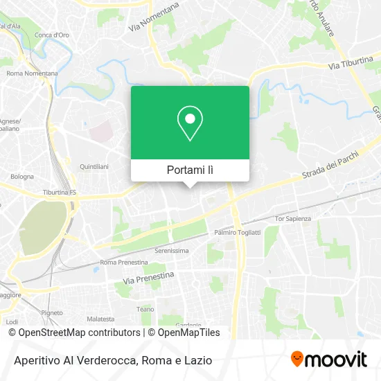 Mappa Aperitivo Al Verderocca