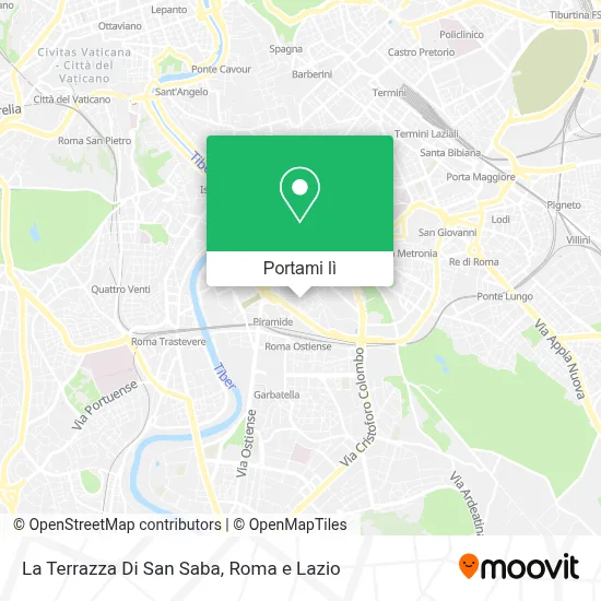 Mappa La Terrazza Di San Saba