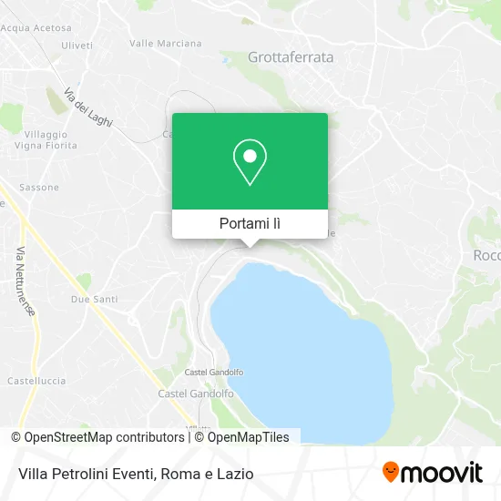 Mappa Villa Petrolini Eventi