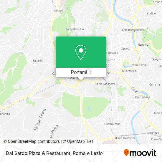 Mappa Dal Sardo Pizza & Restaurant