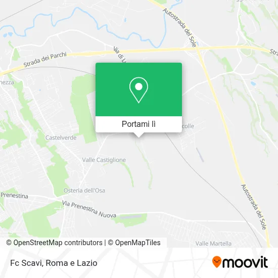 Mappa Fc Scavi