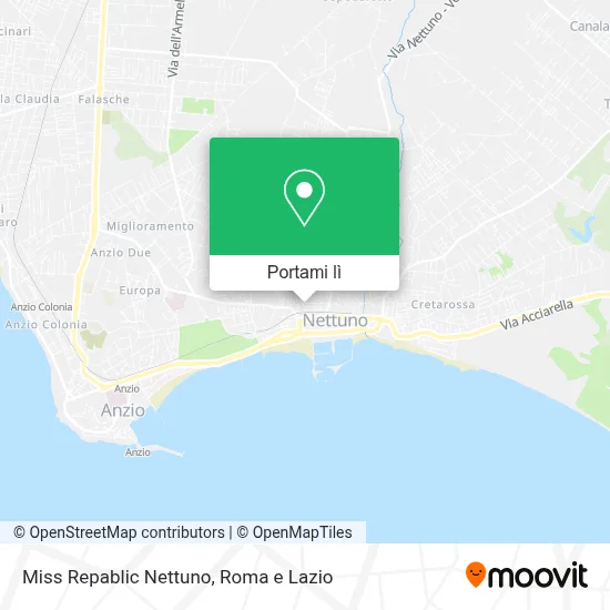 Mappa Miss Repablic Nettuno