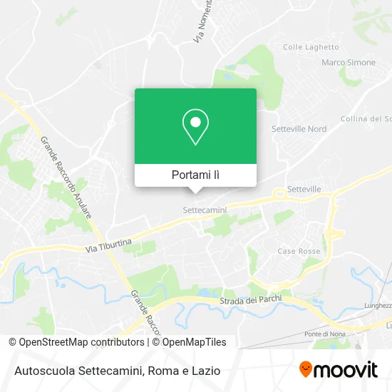 Mappa Autoscuola Settecamini