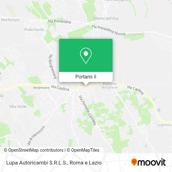 Mappa Lupa Autoricambi S.R.L.S.