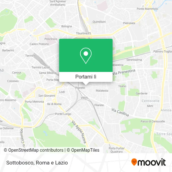Mappa Sottobosco